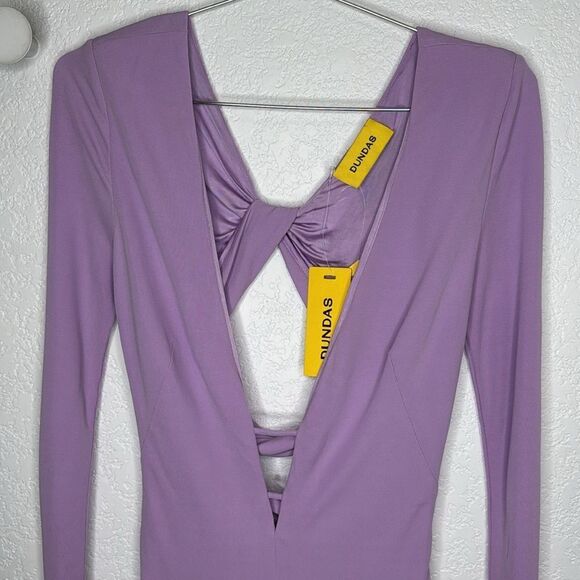 NWT DUNDAS Revolve Orion Lilac Evening Dress US Size Medium/ IT 42 - Picture 4 of 16